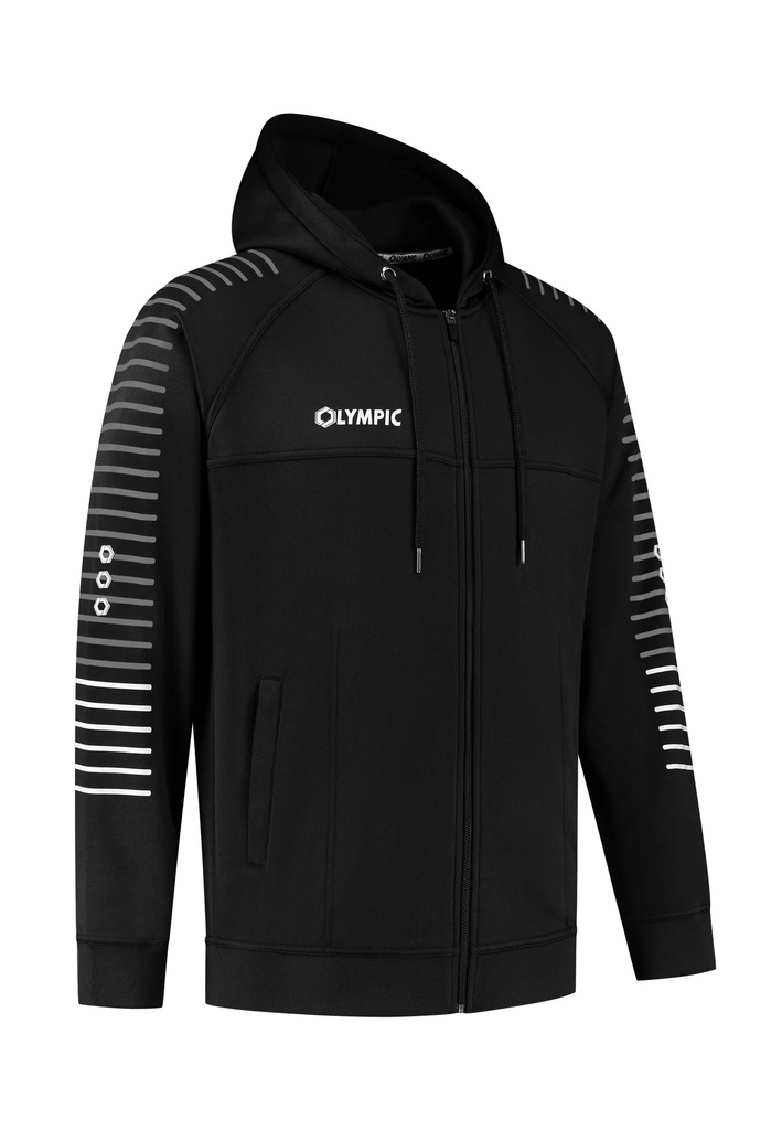 10/01/06044 STRIPED HOODED JACKET