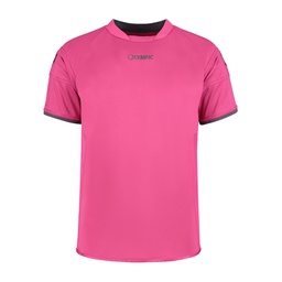 [10/01/02027/9050-116] 10/01/02027 - TOP 2.0 SHIRT S/S (116, FUCHSIA/GRIJS)