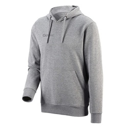 [10/01/06043/GRIJS/WIT/116] 10/01/06043 - TEAM HOODED SWEATER cotton  (116, GREY/WHITE)