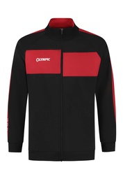 [10/01/00093/1095/104] 10/01/00093 CITY TRAINING JACKET (104, BLACK/RED/WHITE)