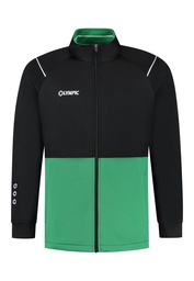 [10/01/00085/1103-104] 10/01/00093 CITY TRAINING JACKET (kopie) (104, ZWART/GROEN/WIT)