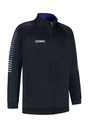 [10/01/00084NAVY/PAARS/WIT-116] 10/01/00084 STRIPED TRAINING JACKET (116, NAVY/PAARS/WIT)