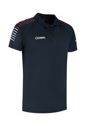 [10/01/090083026-116] 10/01/09008 STRIPED POLO (116, NAVY/ROOD/WIT)