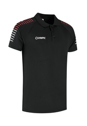 [10/01/090081095-116] 10/01/09008 STRIPED POLO (116, ZWART/ROOD/WIT)