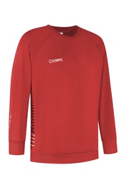[10/01/06008XXL-2080] 10/01/06008 STRIPED SWEATER (XXL, ROOD/ZWART/WIT)