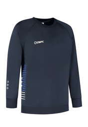 [10/01/06008140-4041] 10/01/06008 STRIPED SWEATER (140, NAVY/KOBALT/WIT)