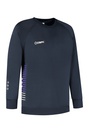 [10/01/06008116-NAVY/PAARS/WIT] 10/01/06008 STRIPED SWEATER (116, NAVY/PAARS/WIT)