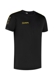 [10/01/1001-XL] 10/01/02029 GOLD SHIRT s/s (XL, ZWART/GOUD)